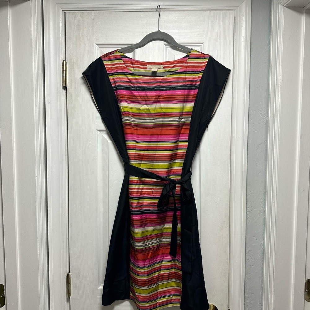 Banana Republic Colorful Striped Midi Dress